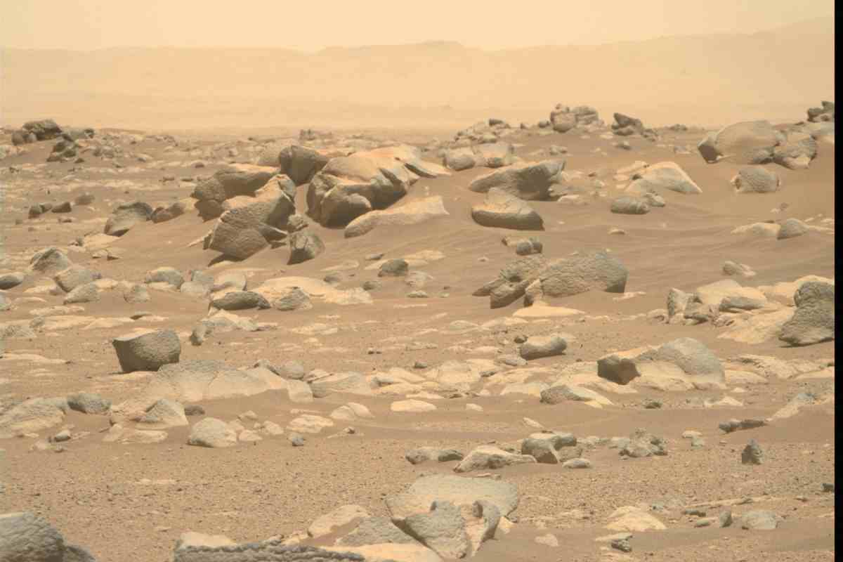 Immagine dal rover Perseverance su Marte