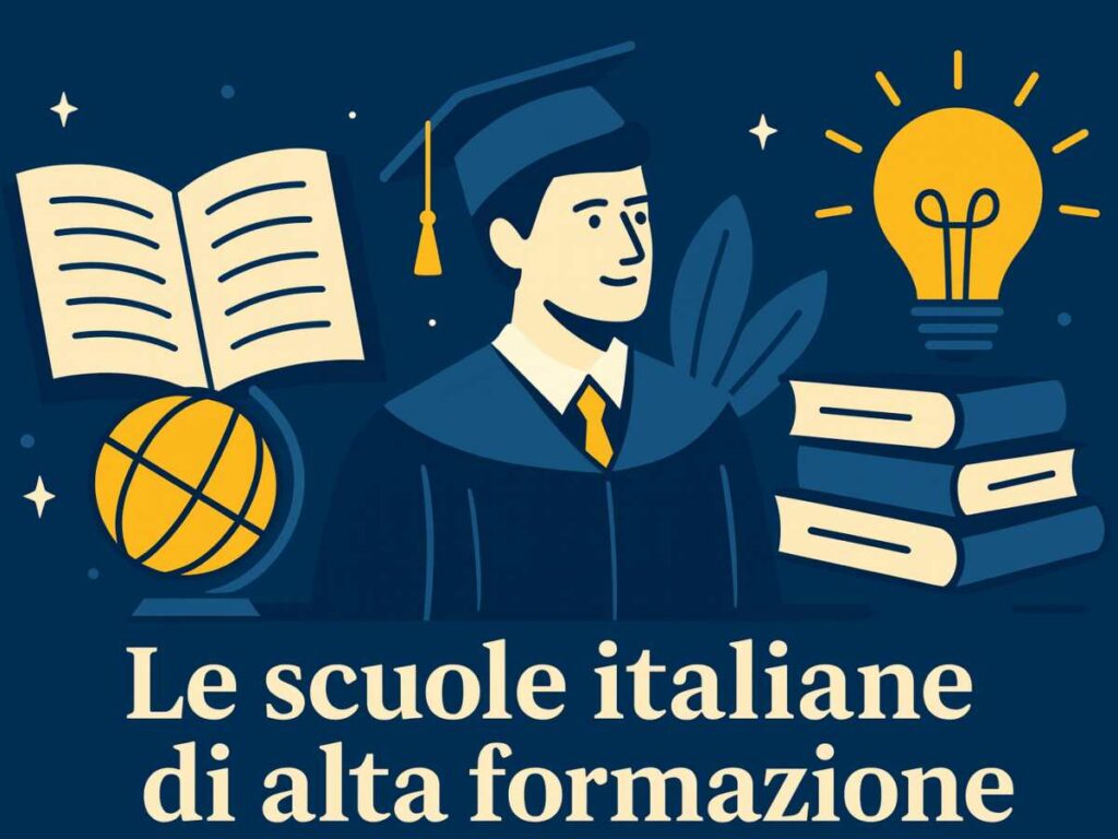 Scuole italiane d'alta formazione, immagine creata con AI